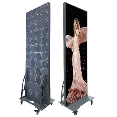 56kg P1.53 tot P2.5 Indoor Poster LED Display IP31 -20~60°C Lang 100000H Levensduur