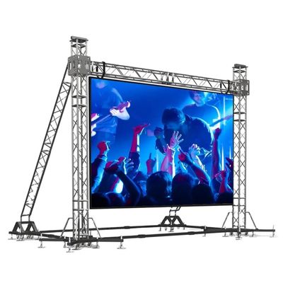 Slim lichtgewicht verhuur outdoor led display 1R1G1B1W SMD1921 Led Screen On Hire