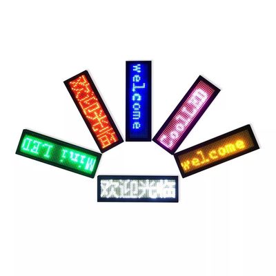 5V 0,5A LED-naambadge-display met Bluetooth-besturing 7-10 uur