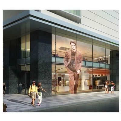 Full Color Flexible Transparent Led Screen Advertentie Led Display Op maat gemaakt